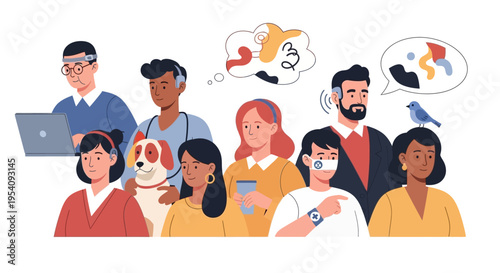 Diverse Community with Assistive Technology & Neurodiversity: Promoting Inclusion, Accessibility, and Modern Communication