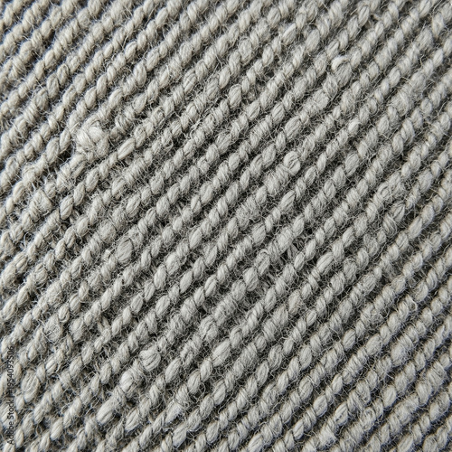 Close-up of gray woven fabric texture
