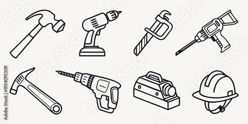 Construction tools and equipment hammer drill wrench