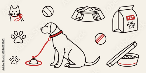 Dog and cat pet care accessories leash collar