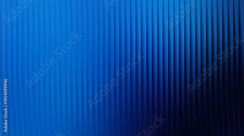 A vibrant blue background featuring a pattern of vertical stripes with subtle light and shadow play
