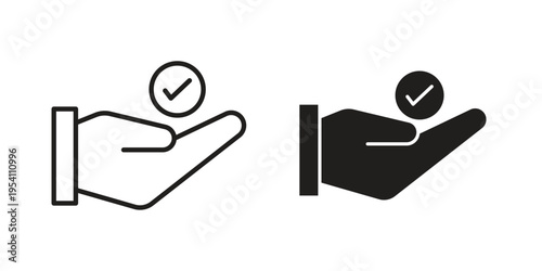 Profit icon logo vector. Set of line icons. flat designs