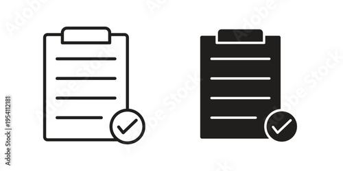 Result icon logo vector. Set of line icons. flat designs