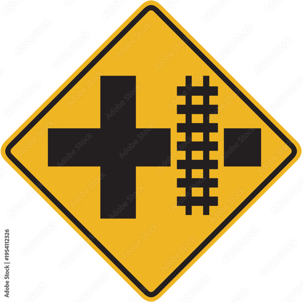 Obraz premium Traffic and road sign