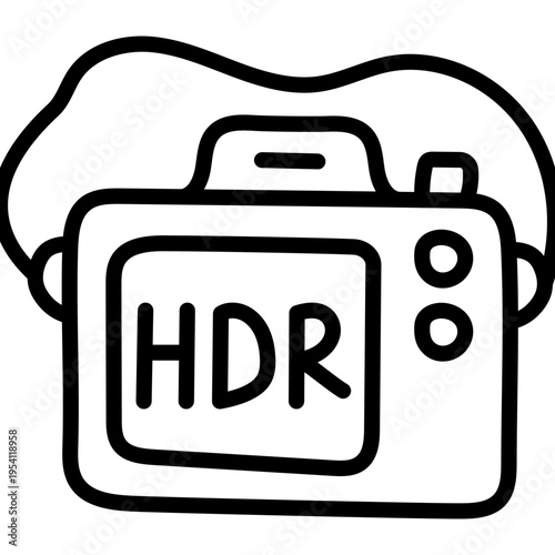 A unique style icon of cloud camera