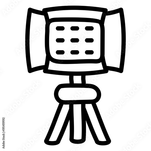 Premium download icon of floodlight 