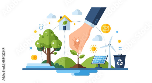 Investing in a Sustainable Future: Eco-Friendly Business & Lifestyle, Green Energy & Environmental Protection