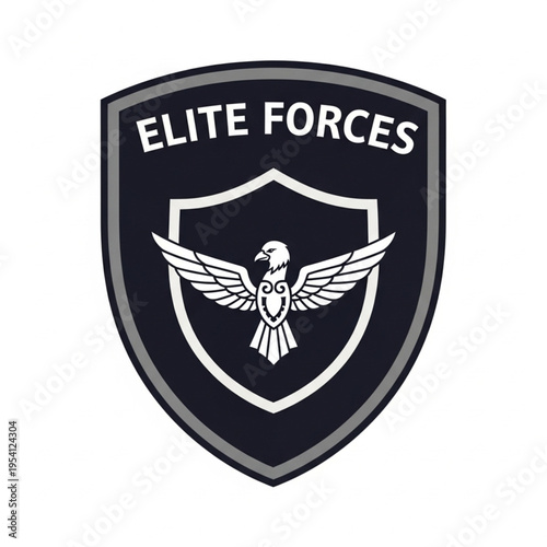 Elite Forces Logo with Eagle Emblem.
