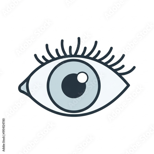 Detailed Illustration of Human Eye Anatomy.