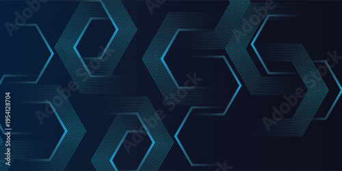 Abstract blue modern background with dynamic geometric shapes.vector.eps.10