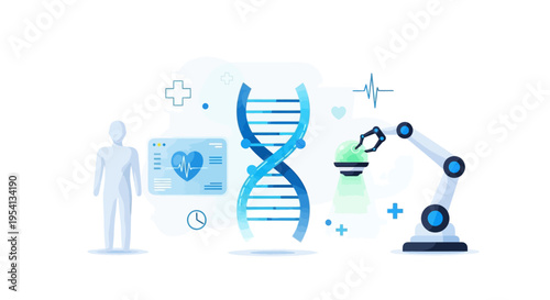 Advanced Medical Technology: AI Robotics, Genetic Science, and Digital Health