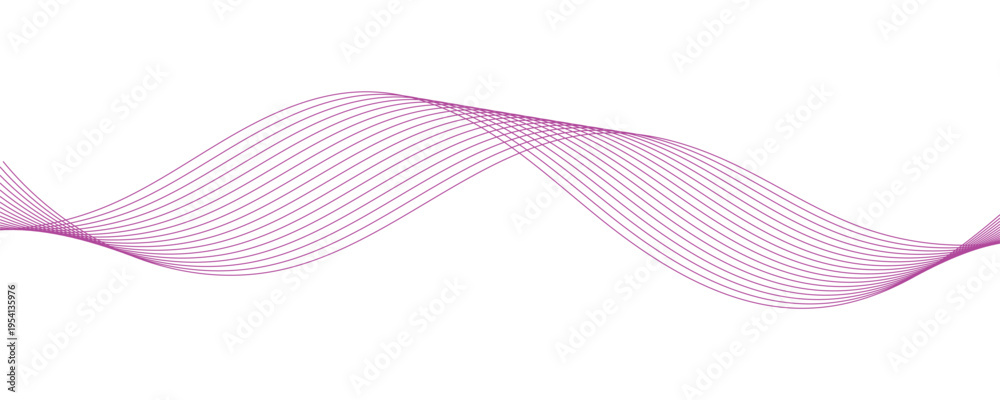 Fototapeta premium Pink wave background