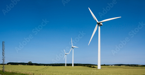 Wind turbines at Moen (Denmark)