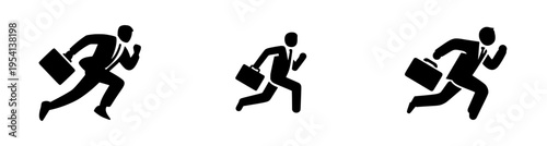 Businessman in Motion: The Corporate Chase