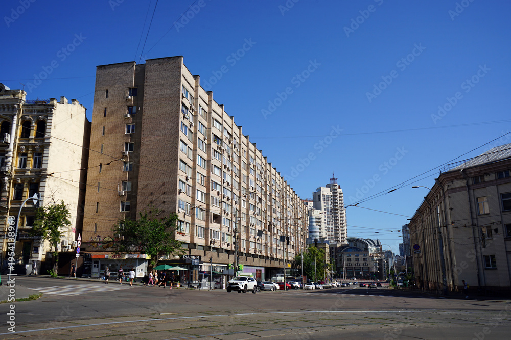 Obraz premium street in Kyiv
