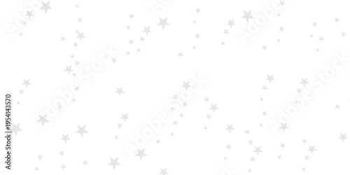 seamless pattern with gray tars shiny glittering on transparent background. Twinkle star vector png confetti pattern.