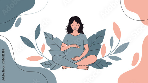 Detailed black and white illustration of human skull wearing traditional Native American feathered headdress and braids on white background.