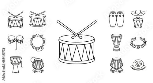 Drum and Drumming Musical Instruments.