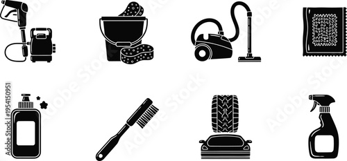 Mindfulness and wellness icon set for mental health and self care symbols