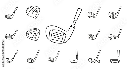 Golf club heads and golf clubs.