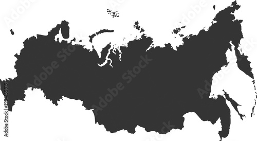 map of the Russia