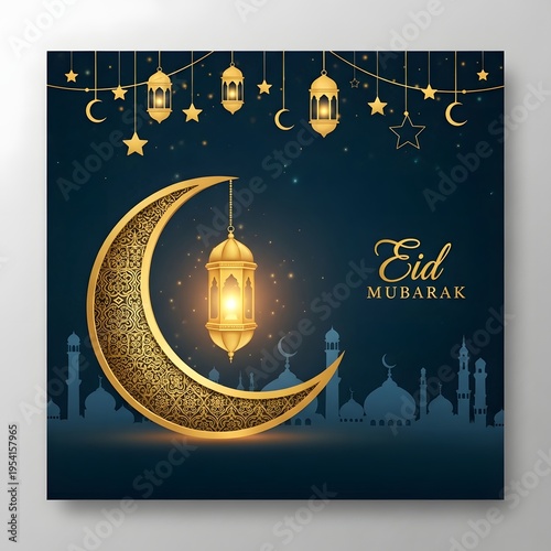 eid mubarak greeting card	