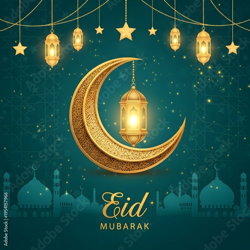 eid mubarak greeting card	