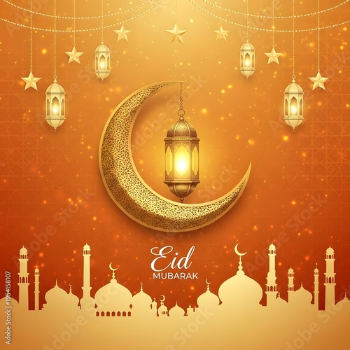 eid mubarak greeting card	