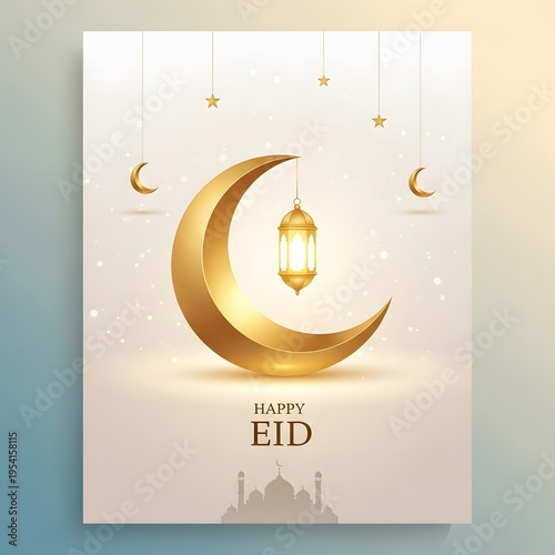 eid mubarak greeting card	