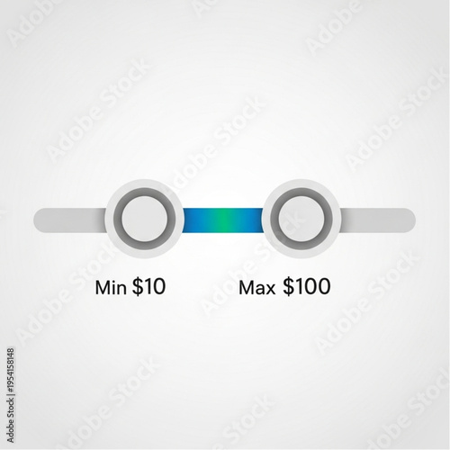 Slider Control with Minimum and Maximum Values.
