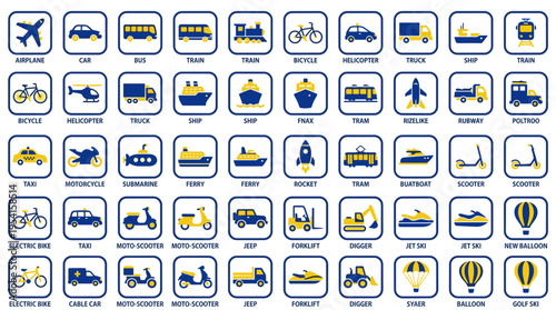 transport, transportation, vehicle, vehicles, transport icons, vehicle icons, mobility, travel, commute, transit, logistics, delivery, shipping, cargo, public transport, traffic, road, road transport,