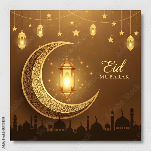 eid mubarak greeting card	