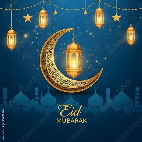 eid mubarak greeting card	