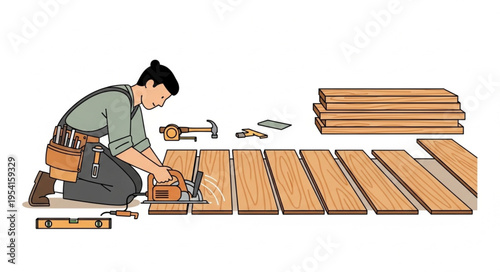 worker with a hammer