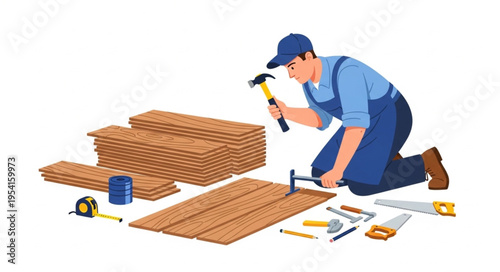 worker with bricks