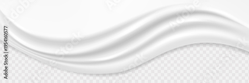 Liquid vector dripping ice cream texture. Glossy sugary flow drip, melting creamy surface.