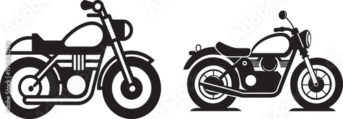 Motorcycle  icon vector