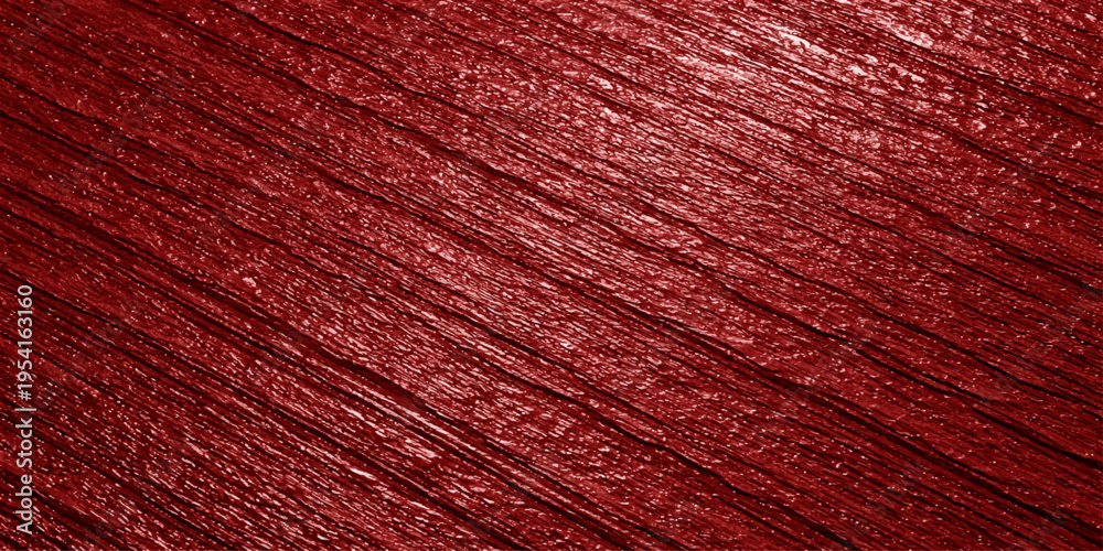 Fototapeta premium A close up view of a deep red surface featuring a rough diagonal texture and subtle light reflection