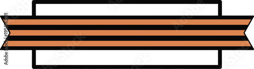 Victory day russia st george ribbon symbol