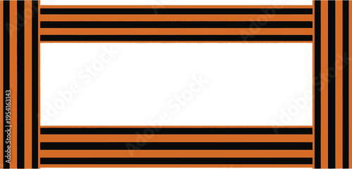 Victory day russia st george ribbon symbol of military glory