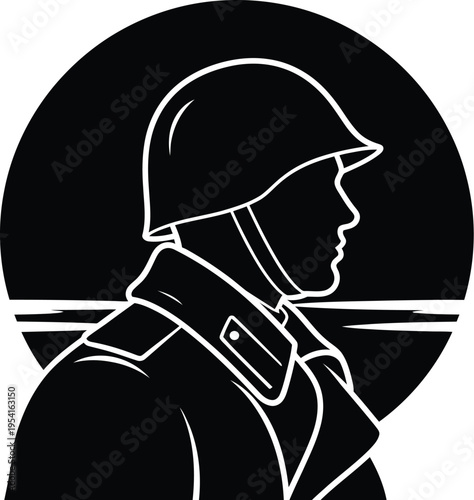Victory day russia soviet soldier illustration commemorating wwii triumph