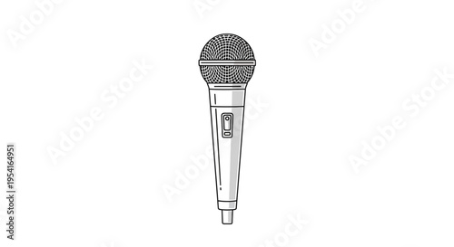 Microphone device for sound recording music.