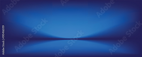 Blue Background - Blank Blue Gradient Background Room, Studio, Interior, Space, Under Water Illustration Editable Vector