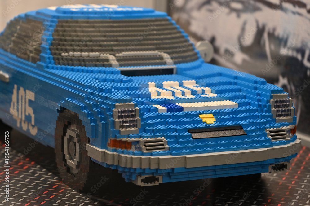 Fototapeta premium Lego retro car