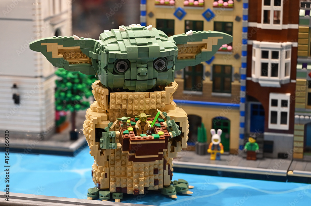 Fototapeta premium LEGO Star Wars. Master Yoda 