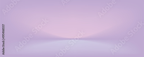 Pastel pink blue gradient studio background, empty room to display products, sweet tone wallpaper and floor for advertising scene, dance floor.