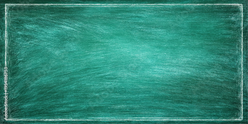 empty chalk board background for education and learning concept, school supply, educational equipment and teaching tools.