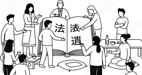 Constitution memorial day illustration celebrating democracy and freedom