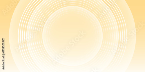 Pastel yellow prange abstract modern and simple gradient colors with circle lines effect