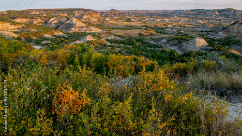 Painted Canyon in the south unit of Theodore Roosevelt National Park in North Dakota.